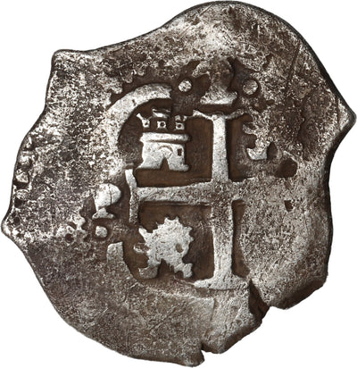 BOLIVIA, Potosí, cob 2 reales, 1677 E.