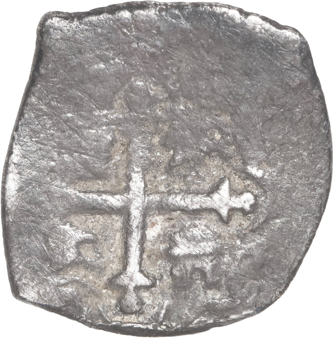 MEXICO, Mexico City, cob ½ real, Philip IV, assayer not visible.