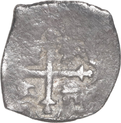 MEXICO, Mexico City, cob ½ real, Philip IV, assayer not visible.