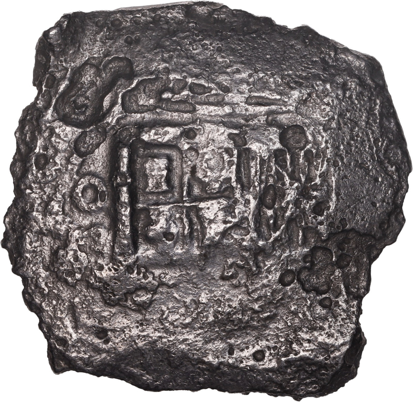 Concepcion Shipwreck (1641) MEXICO Mexico City Silver Cob 8 Reales with COA 1064