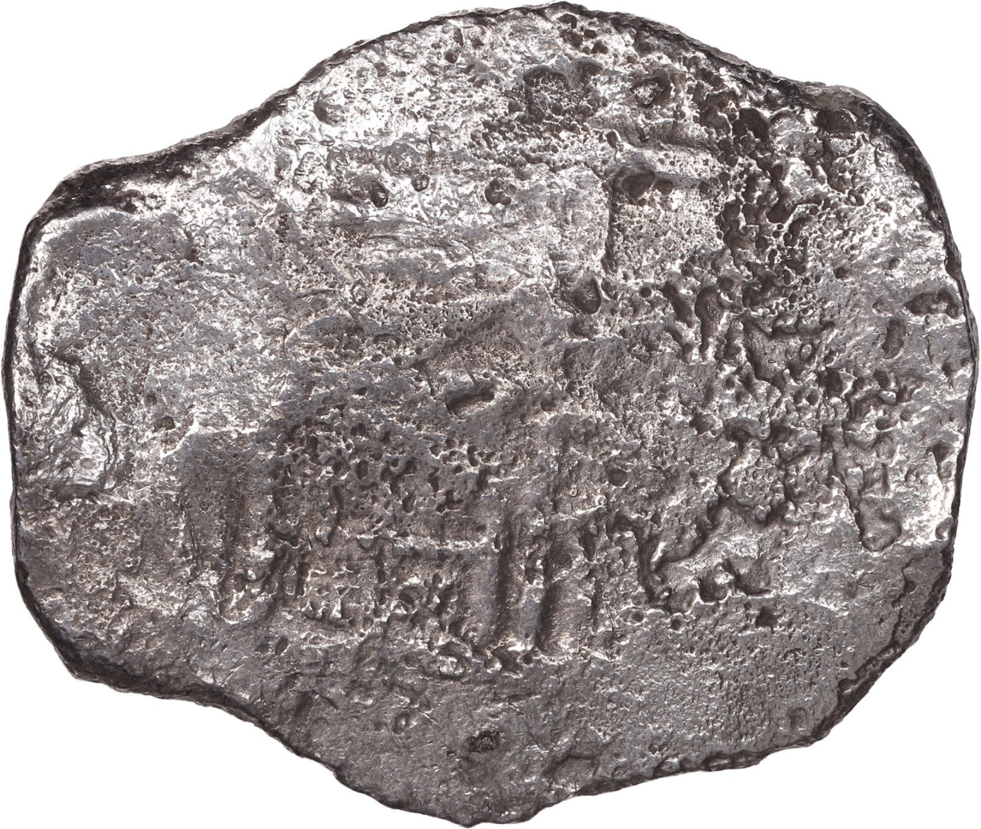 Concepcion Shipwreck (1641) MEXICO Mexico City Silver Cob 8 Reales with COA 1108