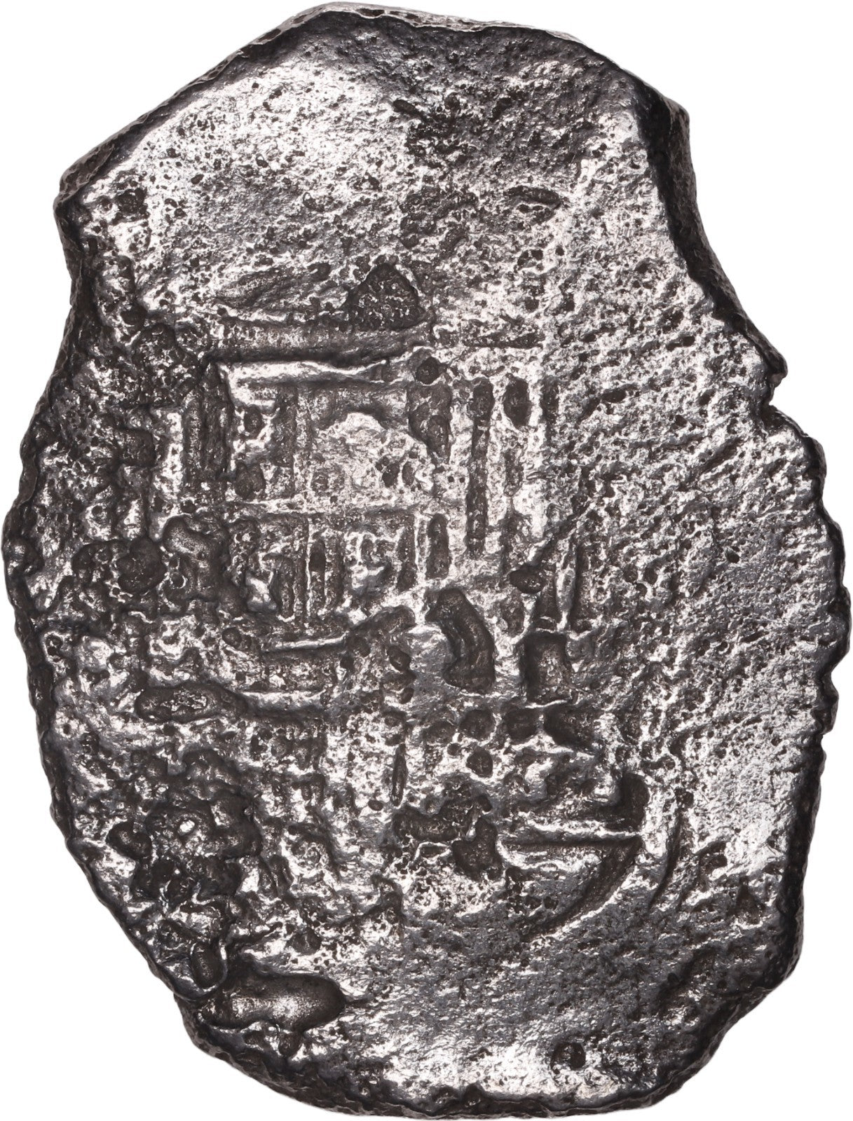 Concepcion Shipwreck (1641) MEXICO Mexico City Silver Cob 8 Reales with COA 1075