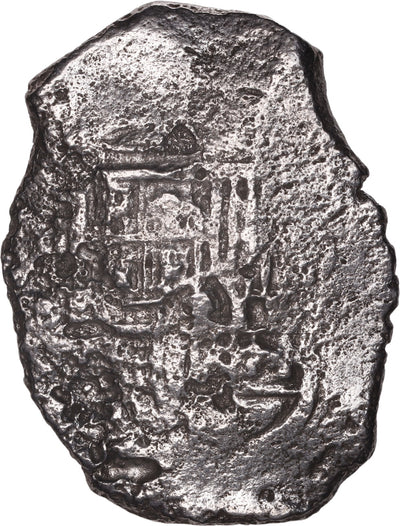 Concepcion Shipwreck (1641) MEXICO Mexico City Silver Cob 8 Reales with COA 1075