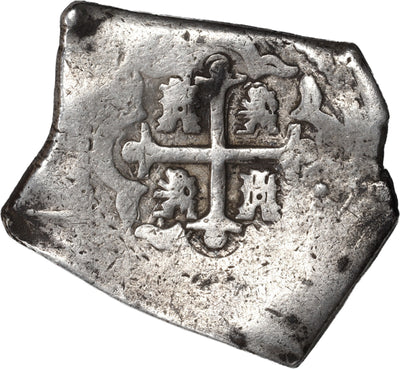 MEXICO, Mexico City, cob 8 reales, 1730/29 R, very rare.