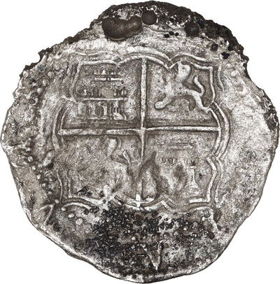 BOLIVIA, Potosí, cob 4 reales, Philip II, assayer A.