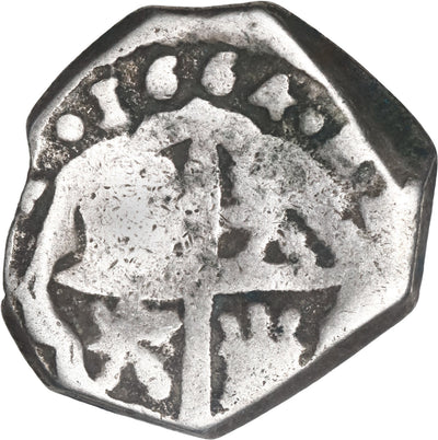 SPAIN, Madrid, cob 4 reales, 1664, assayer not visible, very rare.