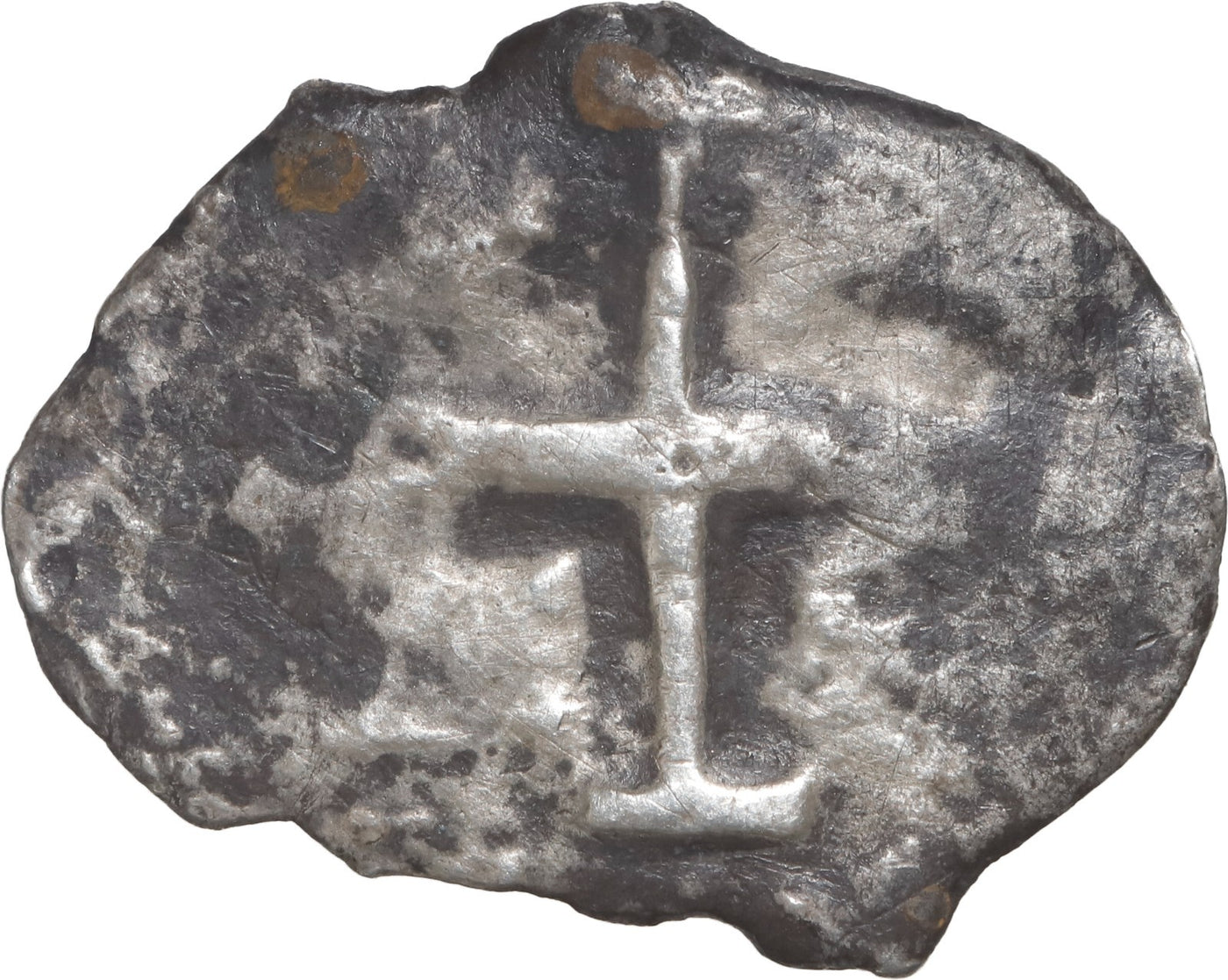 PERU, Lima, cob 1/2 real, 1723.