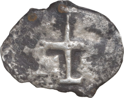 PERU, Lima, cob 1/2 real, 1723.