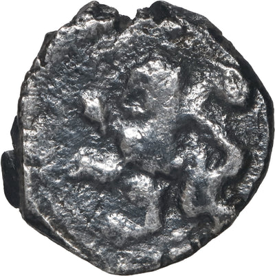 COLOMBIA, Bogota, cob 1/4 real, Philip IV, (1649-65) no assayer