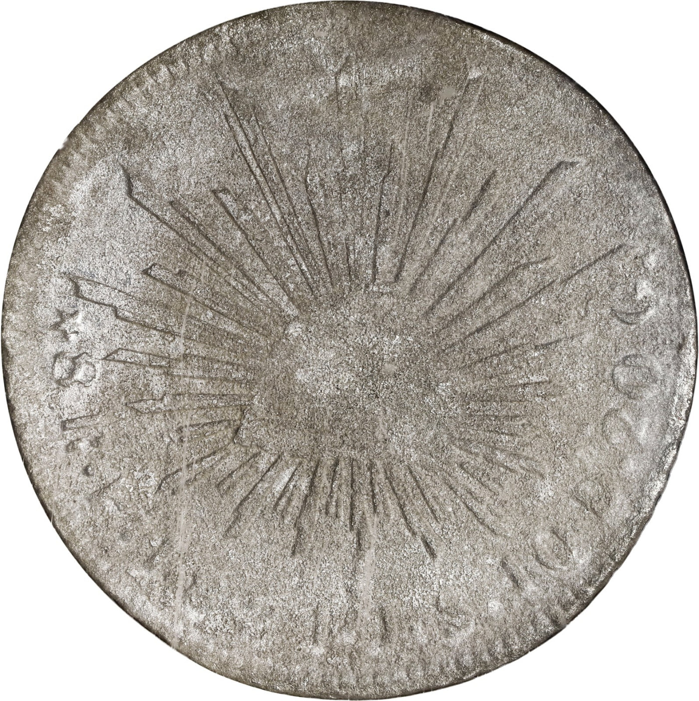 S.S. New York Shipwreck(1846)MEXICO, San Luis Potosi, cap-and-rays 8 reales 1831
