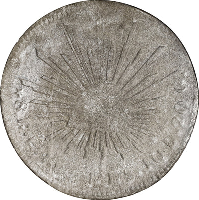 S.S. New York Shipwreck(1846)MEXICO, San Luis Potosi, cap-and-rays 8 reales 1831