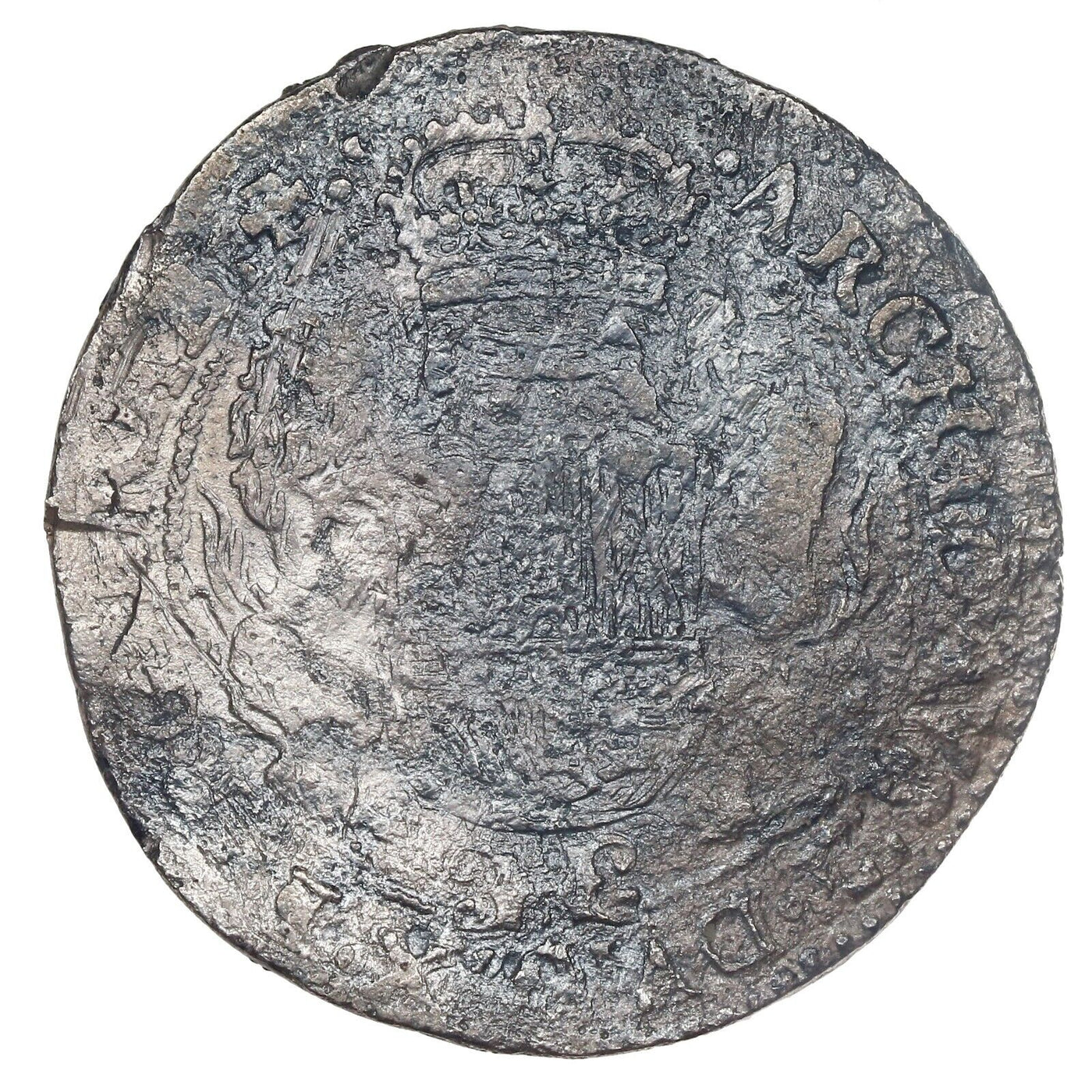 Netherlands Silver Portrait Ducatoon Philip IV 1641 Hollandia Shipwreck w/ COA