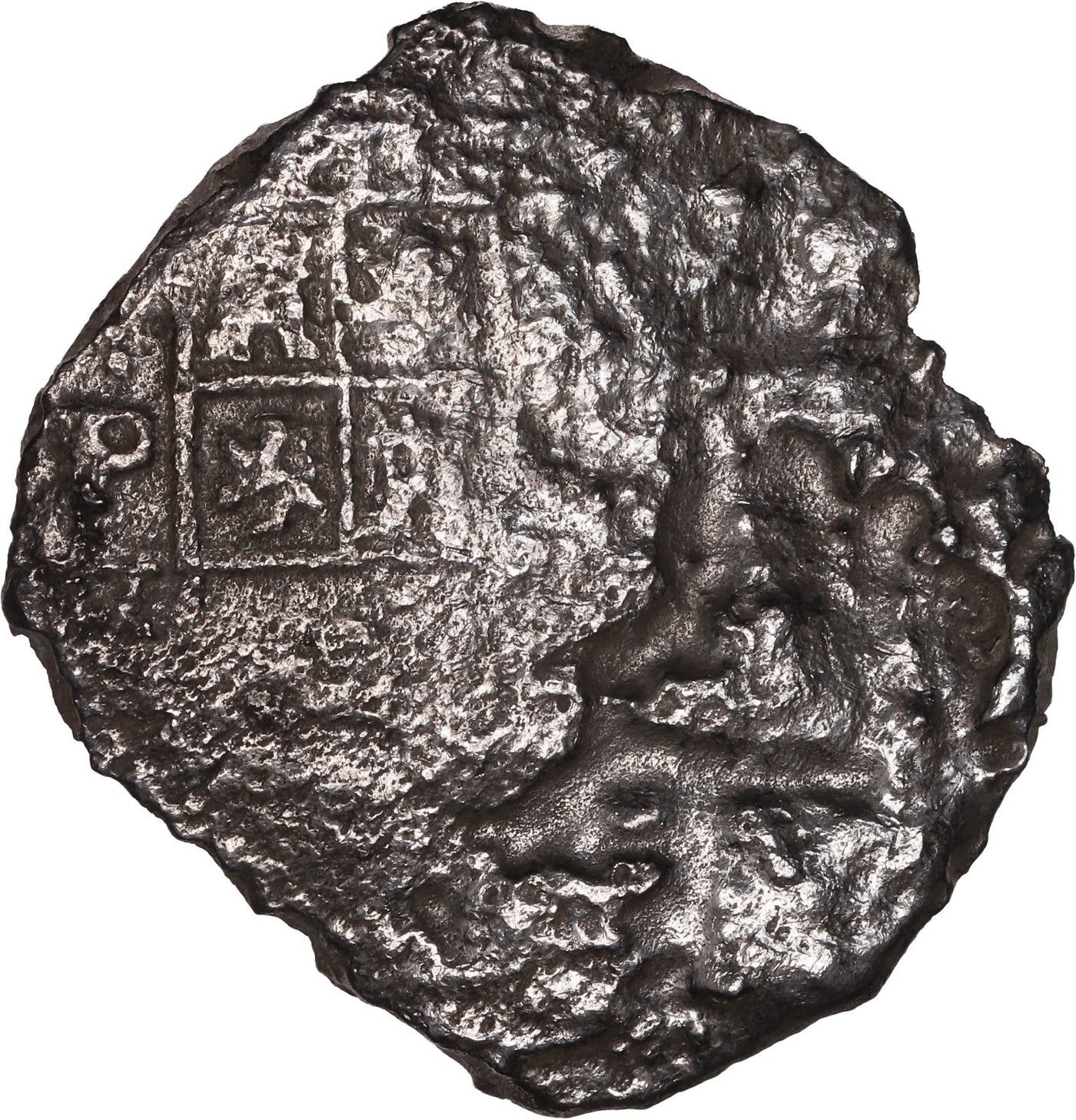 Concepcion Shipwreck (1641) MEXICO Mexico City Silver Cob 8 Reales with COA 1019