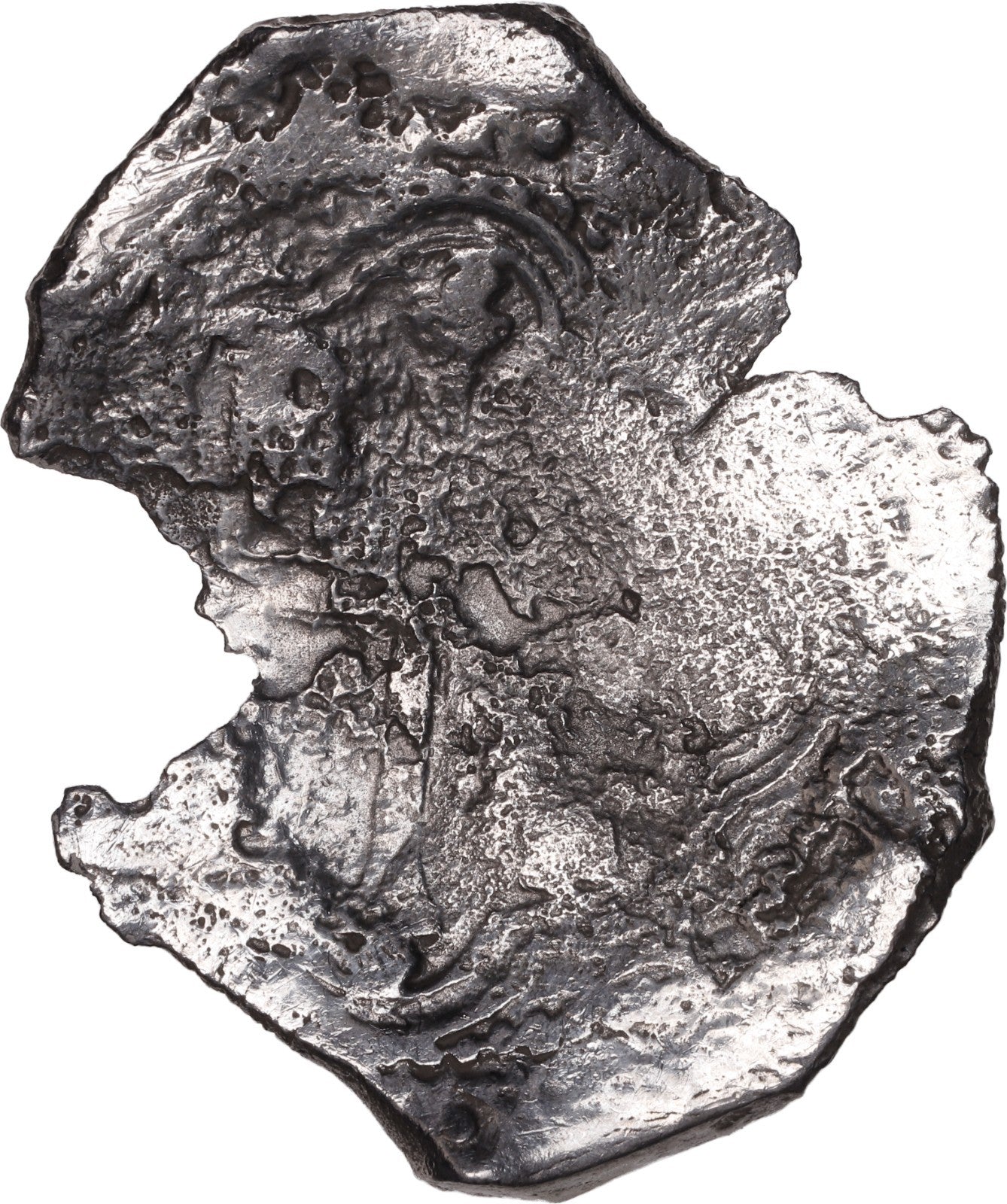 Concepcion Shipwreck (1641) MEXICO Mexico City Silver Cob 8 Reales with COA 1047