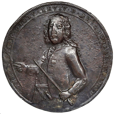 Great Britain Copper Admiral Vernon Medal 1739 Vernon / Porto Bello Ex-Adams