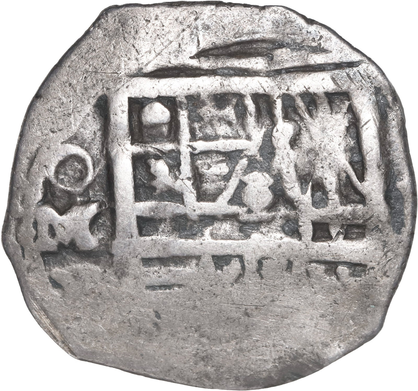 MEXICO, Mexico City, cob 1 real, Philip IV, assayer not visible.