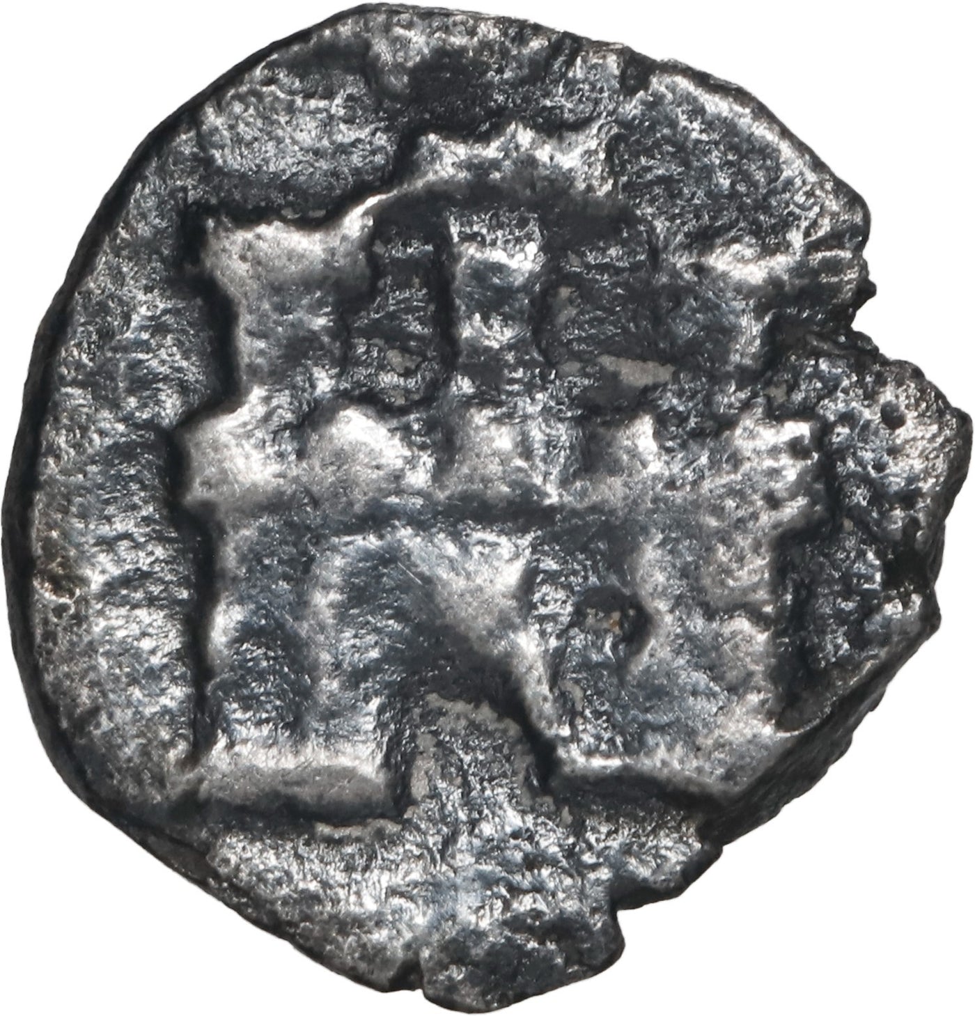 COLOMBIA, Bogota, cob 1/4 real, Philip IV, (1649-65) no assayer