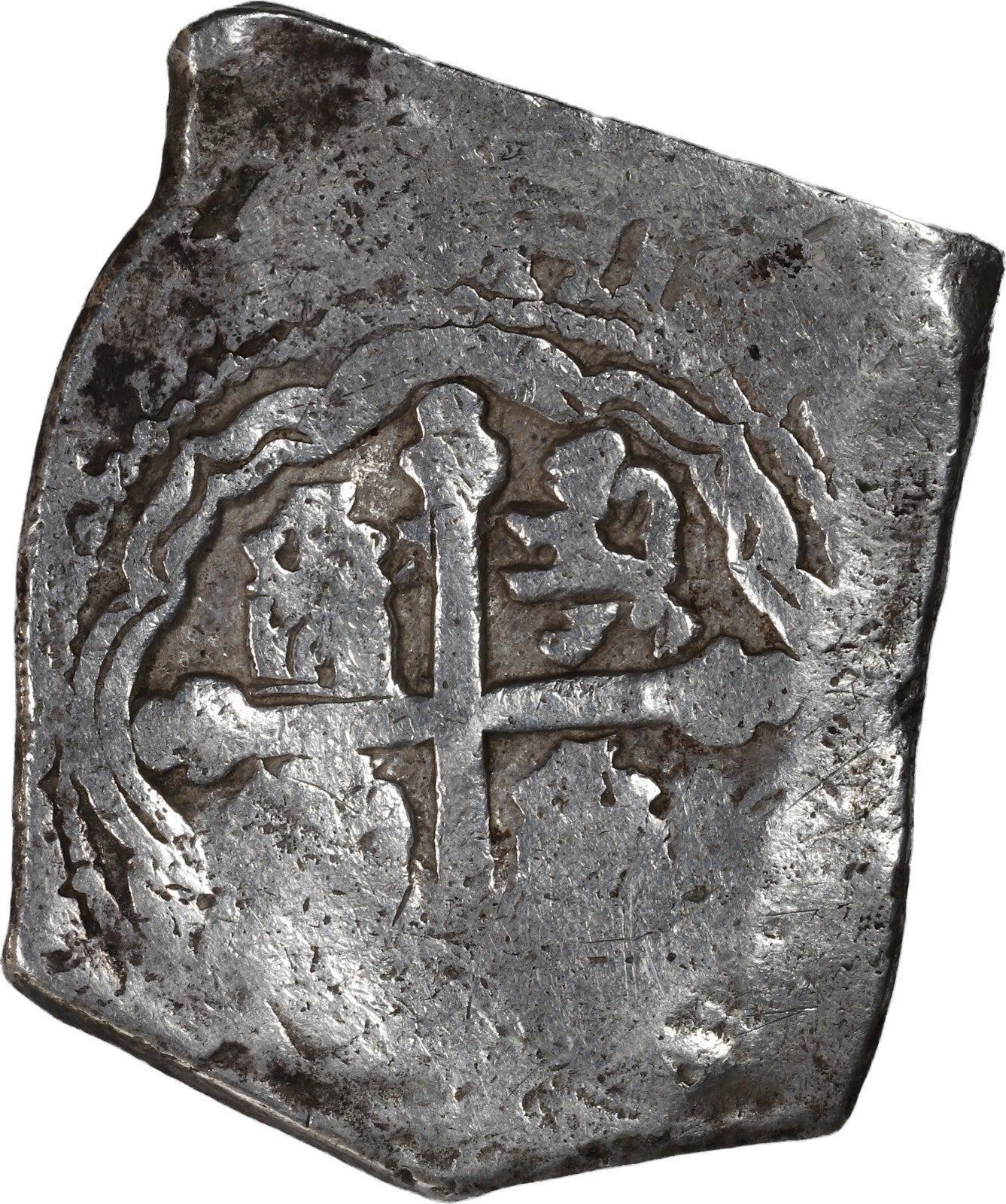 MEXICO, Mexico City, cob 8 reales, Philip V, assayer not visible (J)