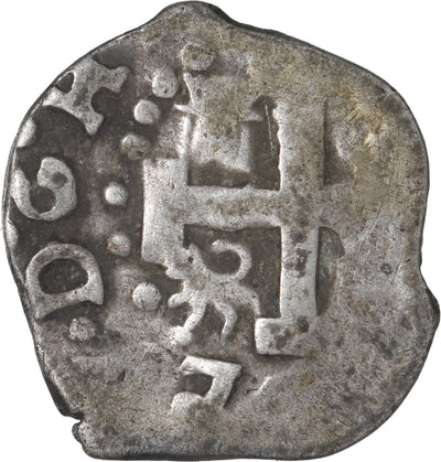 Peru, Lima, cob 1/2 real, Philip V, 1721.