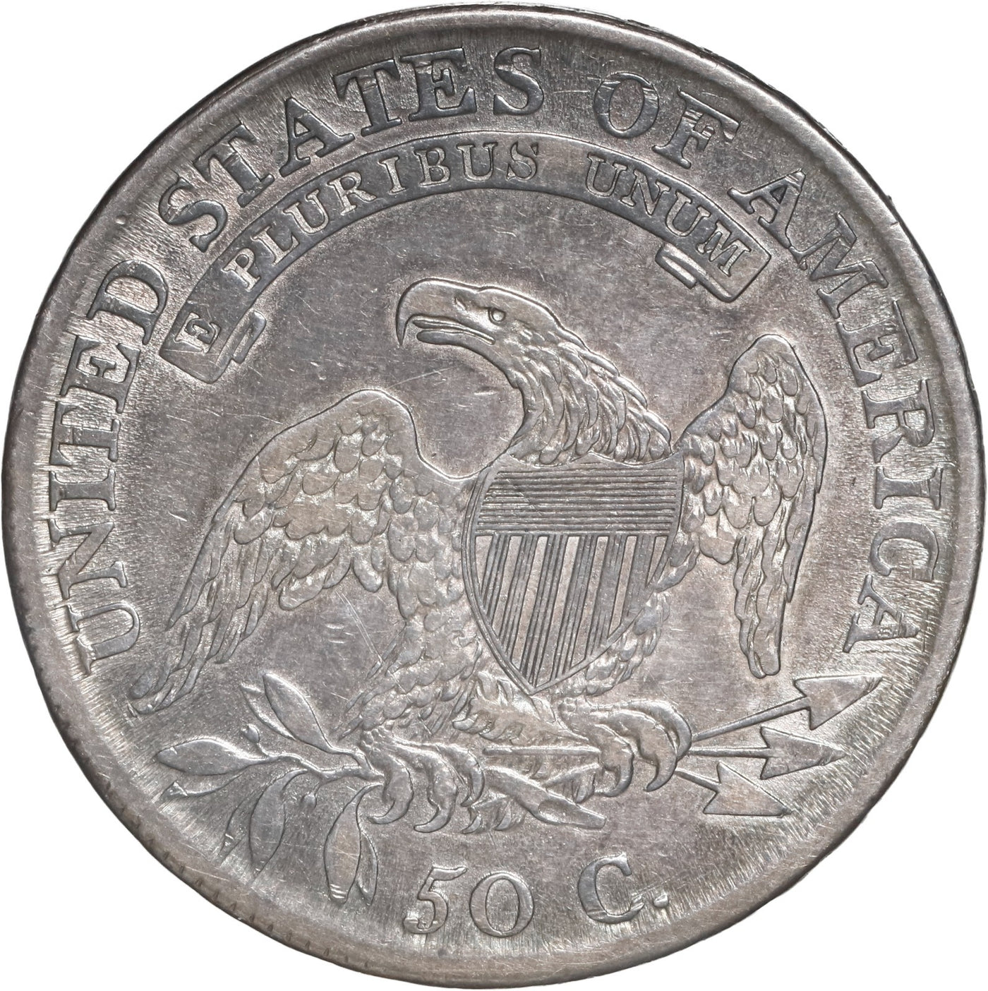 UNITED STATES, Philadelphia mint, Capped Bust half dollar, 1809, Lettered Edge