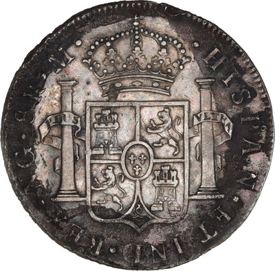 GUATEMALA, Guatemala City, bust 8 reales, Charles IV, 1795 M.