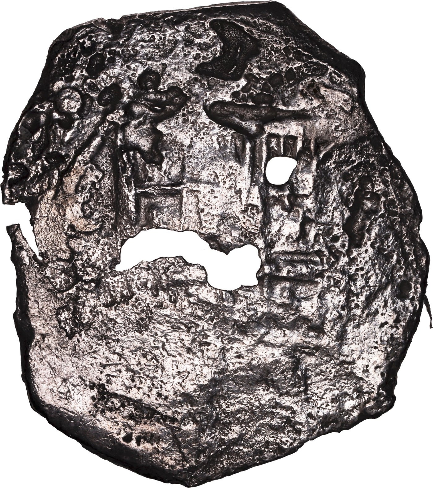 Concepcion Shipwreck (1641) MEXICO Mexico City Silver Cob 8 Reales with COA 1044