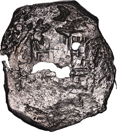 Concepcion Shipwreck (1641) MEXICO Mexico City Silver Cob 8 Reales with COA 1044