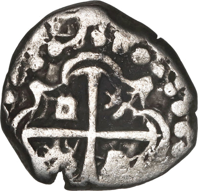 BOLIVIA, Potosi, cob 1 real, 1619 T, rare.