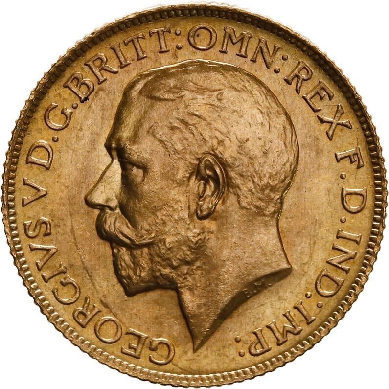 GREAT BRITAIN, London, England, gold sovereign, George V, 1925.