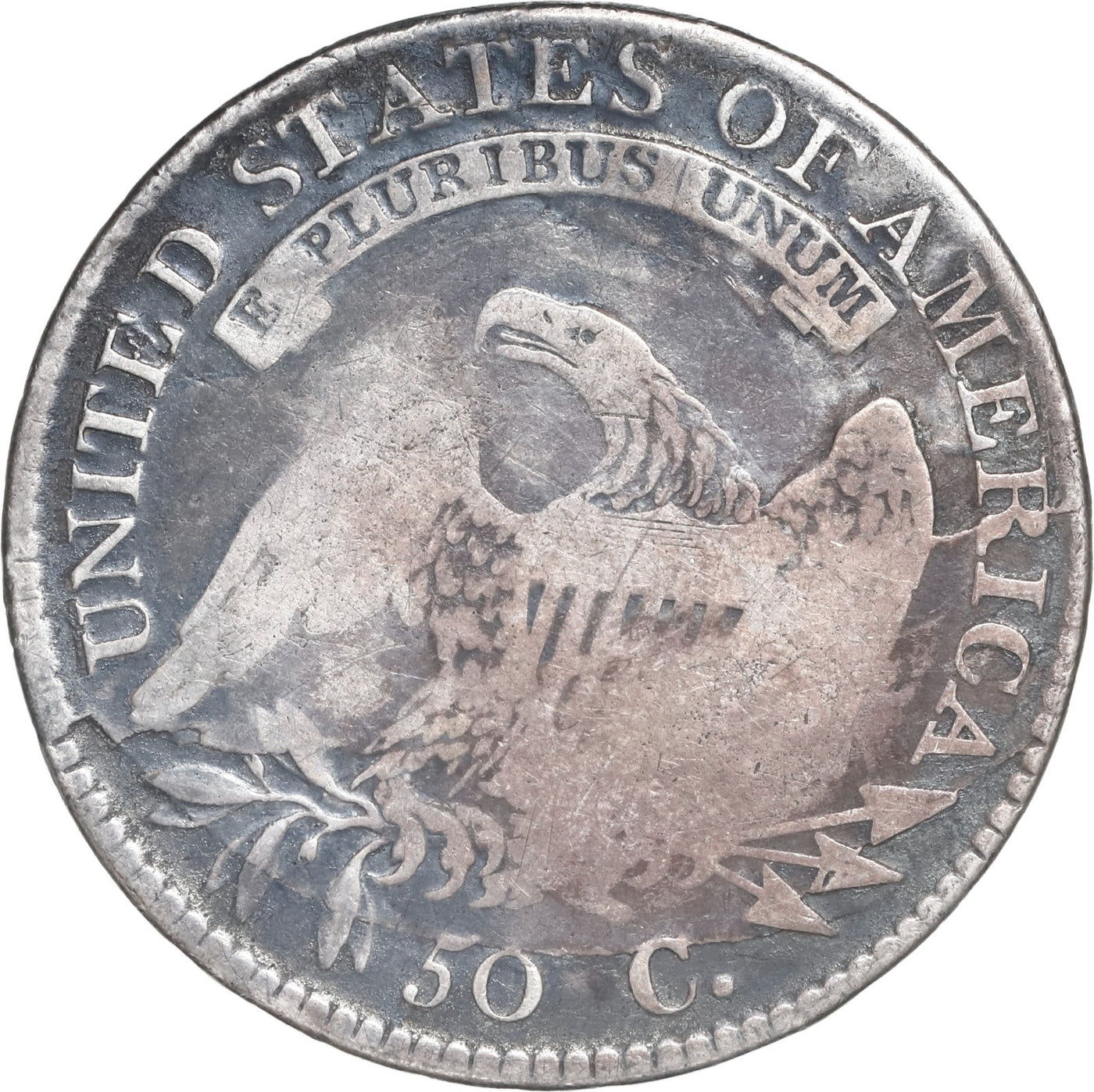 UNITED STATES, Philadelphia mint, Capped Bust half dollar, 1814.