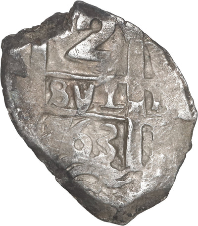 BOLIVIA, Potosi, cob 2 reales, 1763 V-(Y).