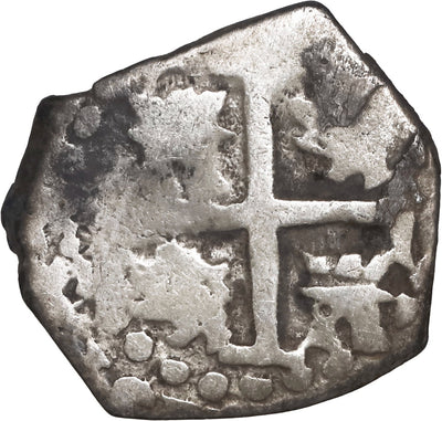 PERU, Lima, cob 1/2 real, 1685.