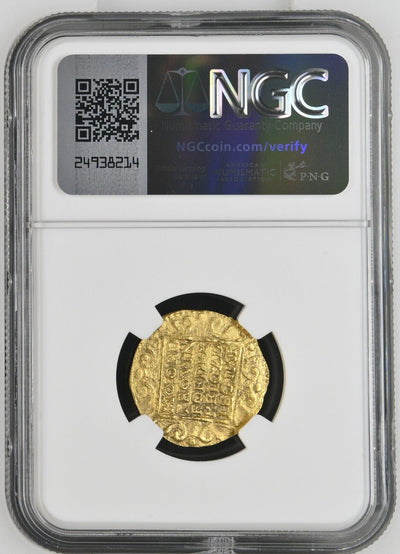 Akerendam Shipwreck (1725) Netherlands Utrecht Gold Ducat 1724 NGC MS 62