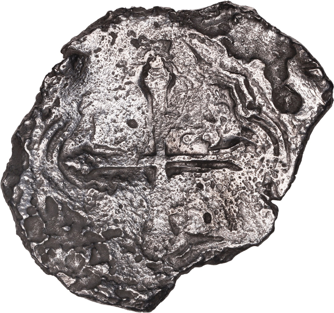 Concepcion Shipwreck (1641) MEXICO Mexico City Silver Cob 8 Reales with COA