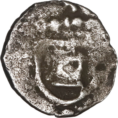 BOLIVIA, Potosi, cob 1/4 real, Philip II, no assayer, small lion, no crown above