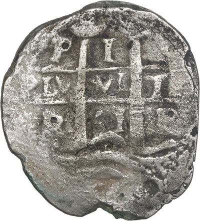 BOLIVIA, Potosí, cob 1 real, 1661 E.