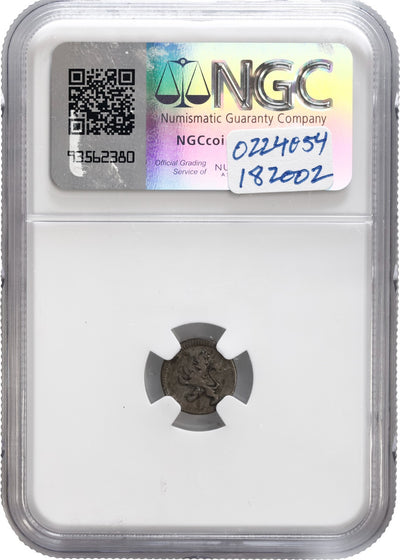 COLOMBIA, Bogotá, 1/4 real, Ferdinand VII, 1817, NGC VF 35, EMO Collection Label