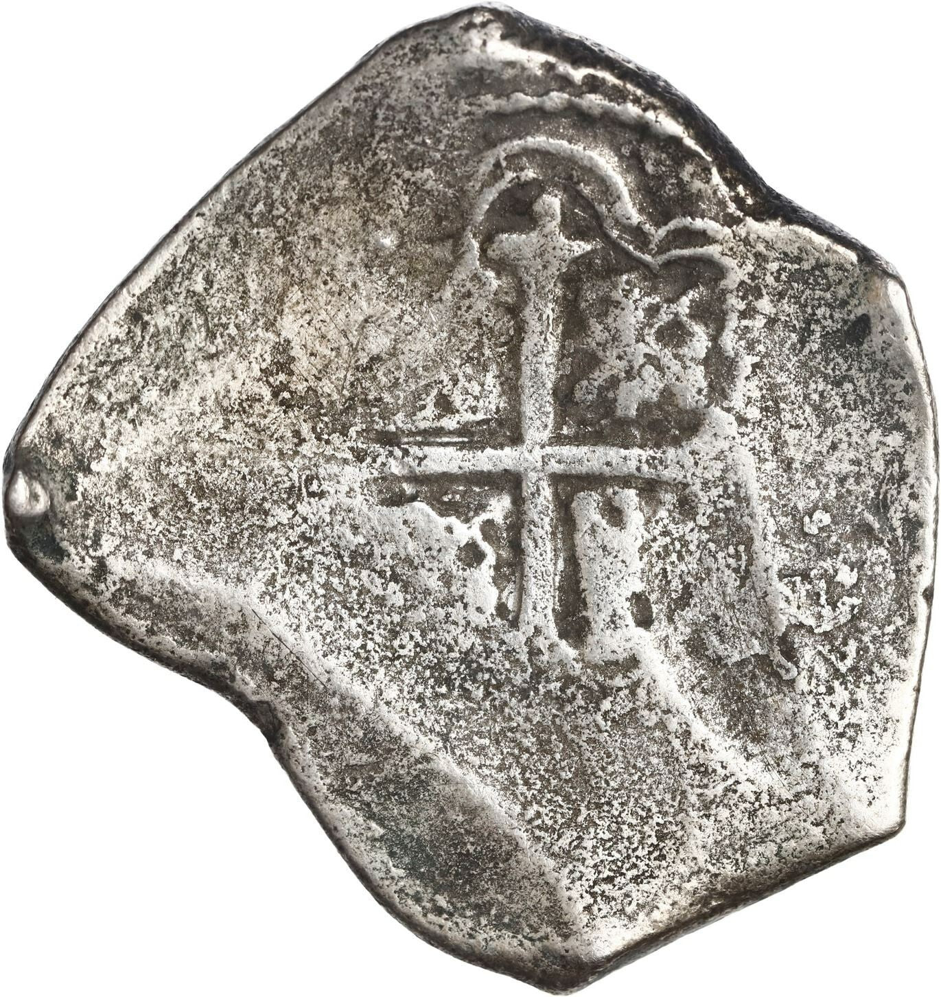 Joanna Shipwreck (1682) MEXICO Mexico City Silver Cob 8 Reales 1681 (L)