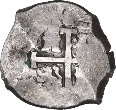BOLIVIA, Potosí, cob 8 reales, 1703/2 Y, rare.