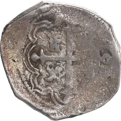 MEXICO Mexico City Silver Cob 2 Reales Philip III Assayer D ex-Hubbard