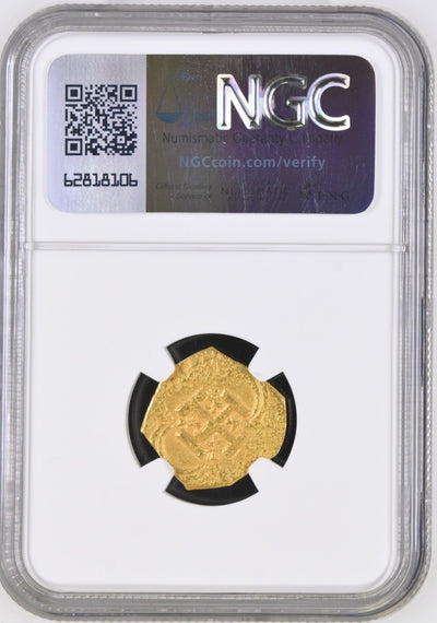 SPAIN, Seville, gold cob 2 escudos, Philip III, assayer G ABOVE mintmark S