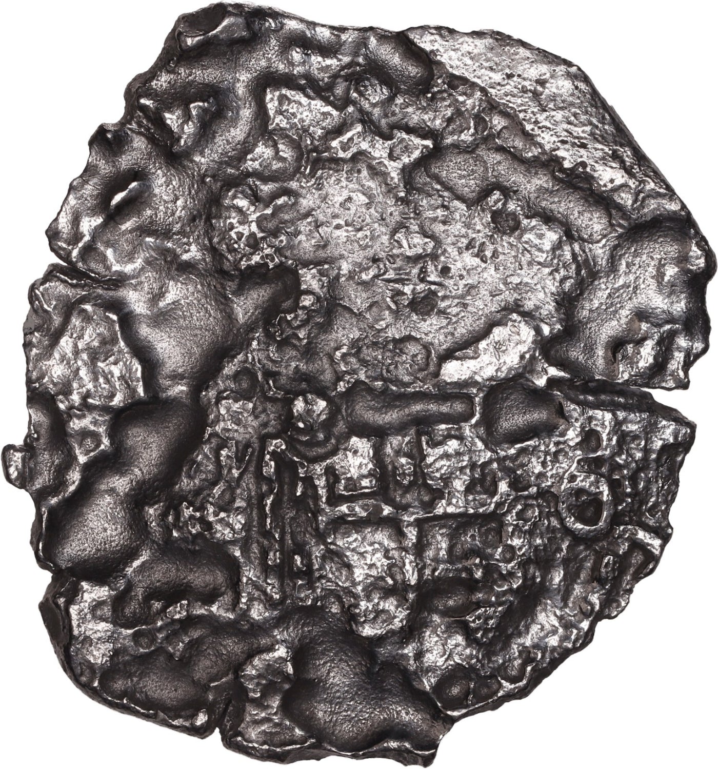 Concepcion Shipwreck (1641) MEXICO Mexico City Silver Cob 8 Reales with COA 1045