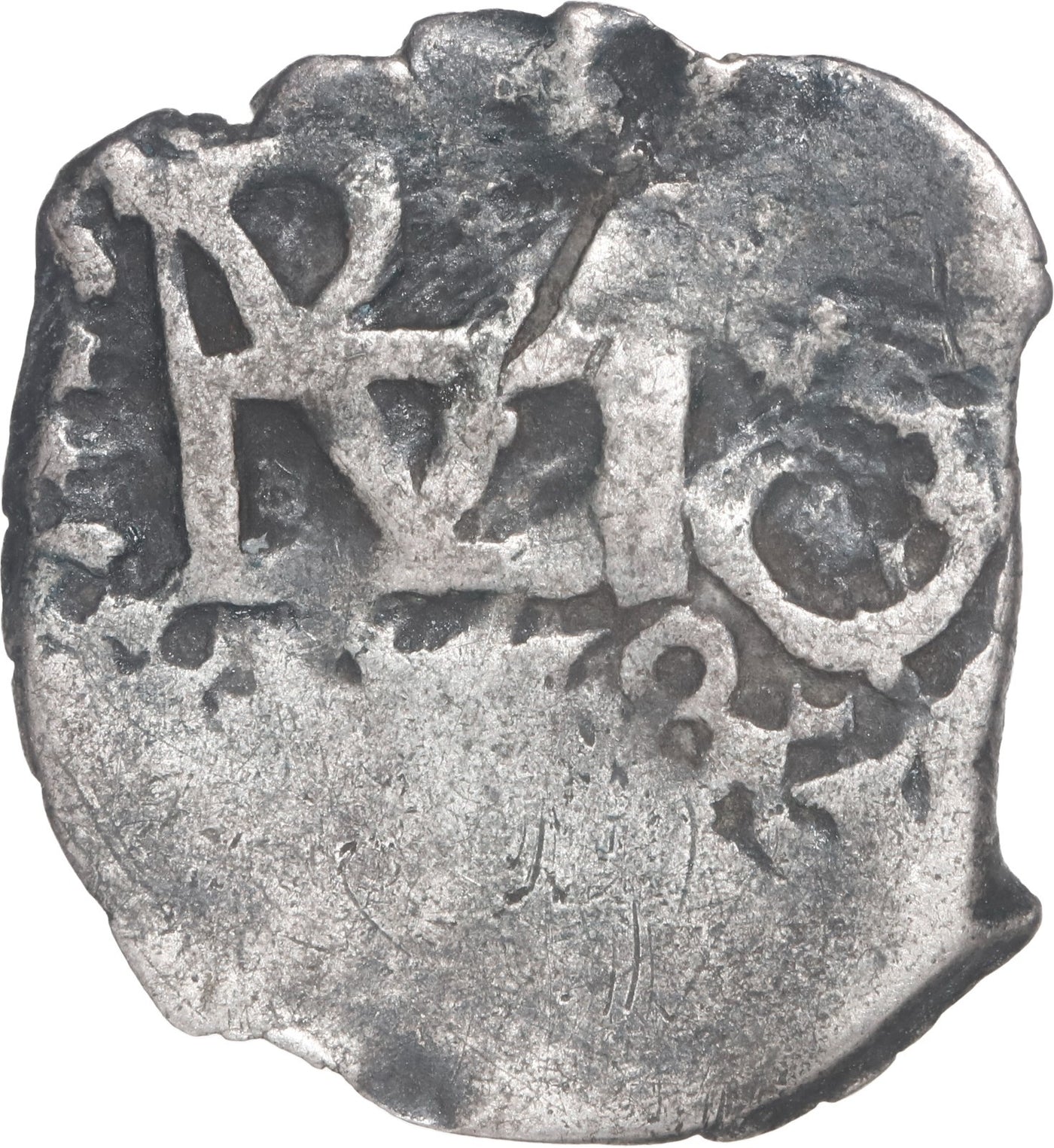 BOLIVIA, Potosi, cob 1/2 real, 1718.