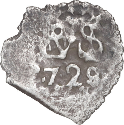 Peru, Lima, cob 1/2 real, Philip V, 1728.