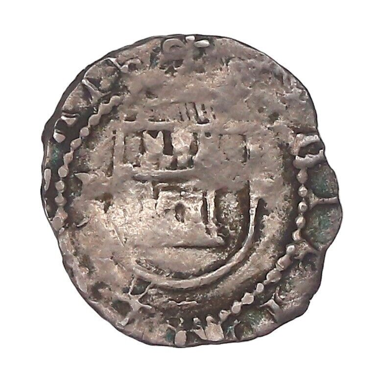 Lima Peru Silver Cob 1/4 Real Philip II Assayer Diego de la Torre