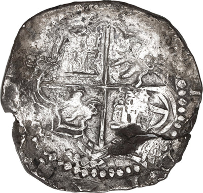 BOLIVIA, Potosí, cob 8 reales, Philip III, assayer B, rare.