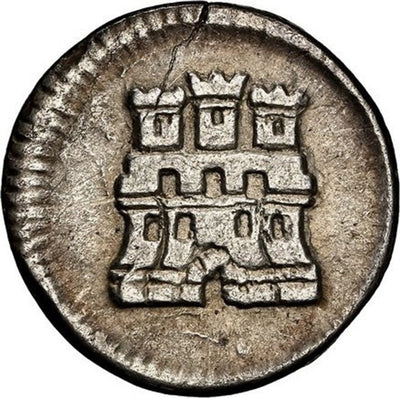 COLOMBIA, Bogotá, ¼ real, Ferdinand VI or Charles III, no date