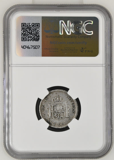 COLOMBIA, Popayán, bust 1 real, Charles III, 1772 J•S, NGC VF details / cleaned