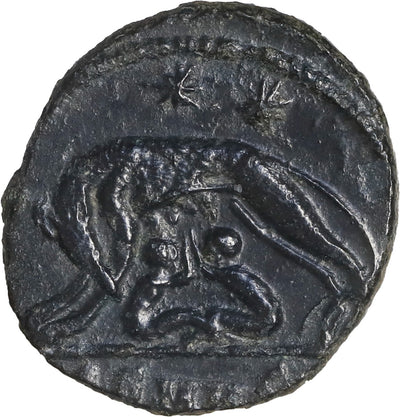 ANCIENT ROMAN, Roman Empire, AE 3/4, ROMA commemorative.