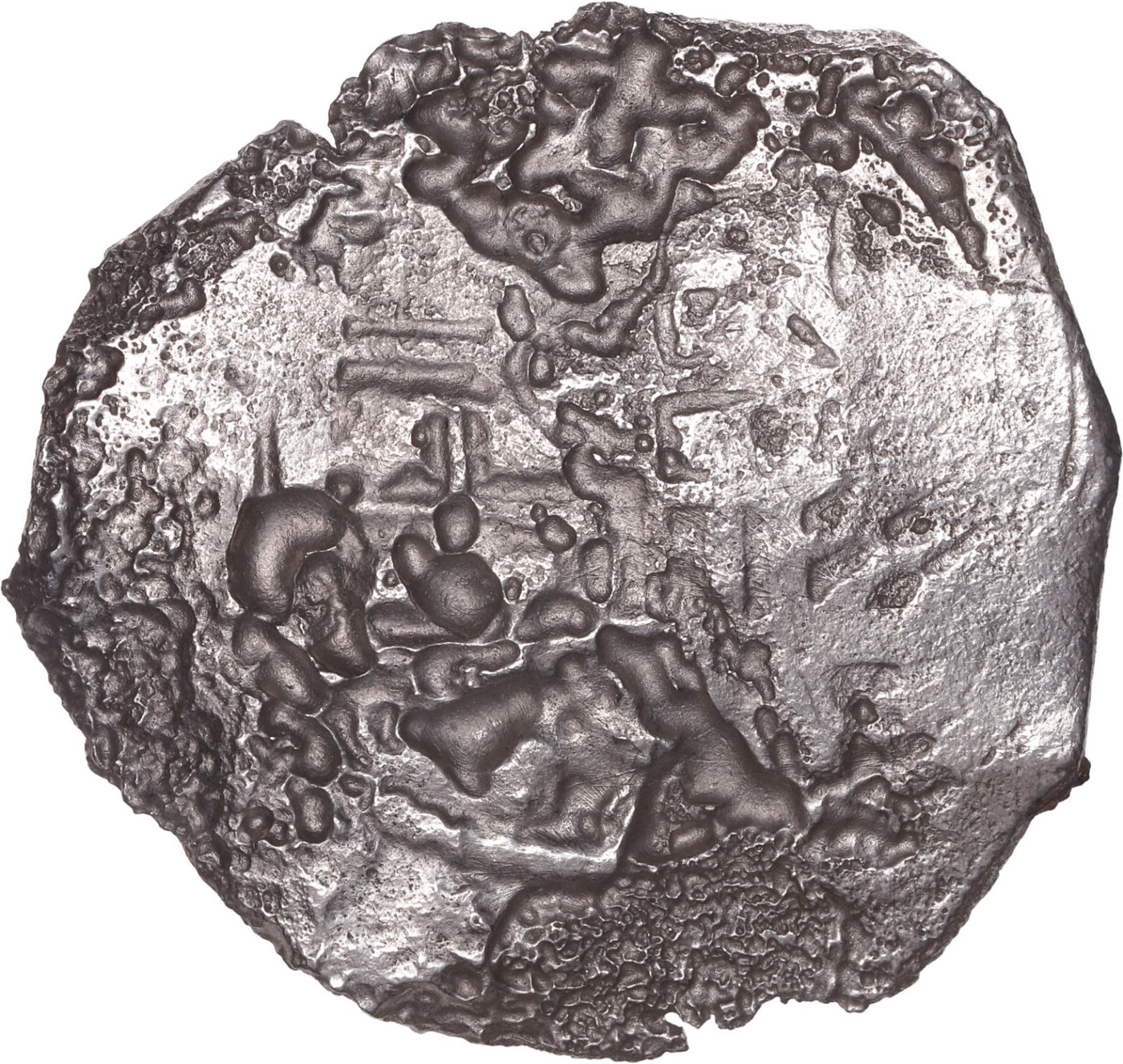 Concepcion Shipwreck (1641) MEXICO Mexico City Silver Cob 8 Reales with COA 1072